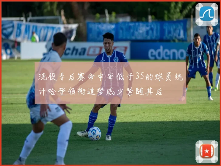 现役季后赛命中率低于35的球员统计哈登领衔追梦威少紧随其后